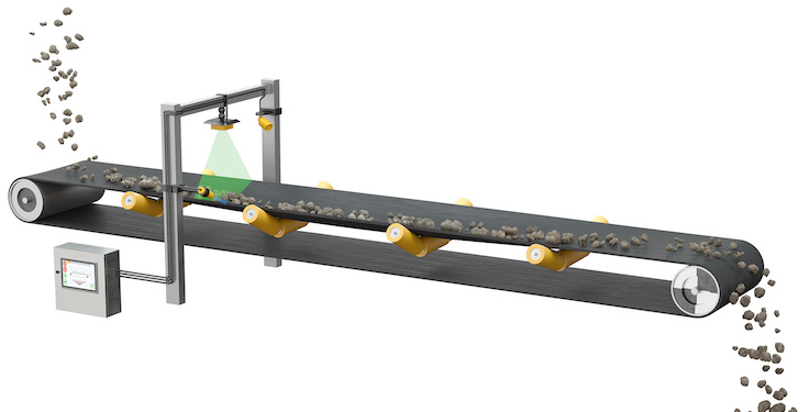 CONTI LoadSense monitors the load’s center of gravity on the belt, as well as load distribution along the entire conveyor length, 24/7. Photo: Continental