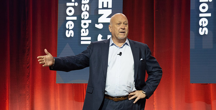 Cal Ripken Jr. was the featured speaker Monday morning during the joint general session during the NRMCA-NSSGA-PCA Convention in Las Vegas. Photo: P&Q Staff