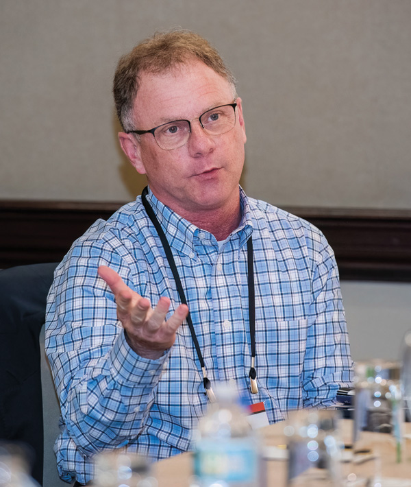 Says Syntron Material Handling’s Brent Walker: “As an OEM, we have to look at how we connect the data to the customer.” Photo: PamElla Lee Photography