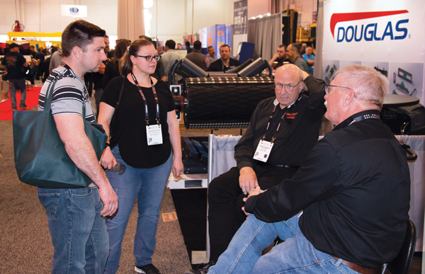 Show traffic was at its peak during the first two days of ConExpo-Con/Agg. Photo: P&Q Staff