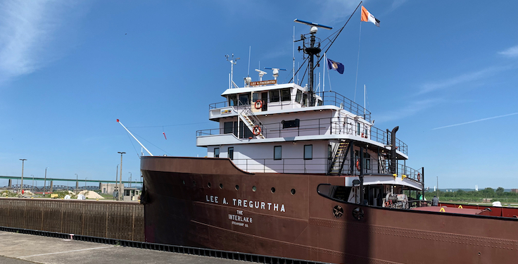 According to the Lake Carriers' Association (LCA), shipments of limestone on the Great Lakes in May were down 25.5 percent compared to a year earlier. Photo: LCA