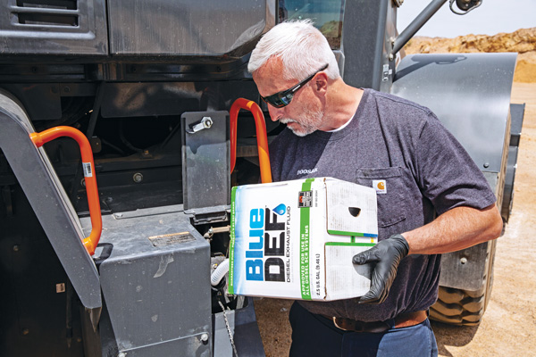 Aftertreatment systems are designed to clean the diesel engine exhaust and meet the U.S. Environmental Protection Agency emission standards for Tier 4-compliant engines. Photo: Develon