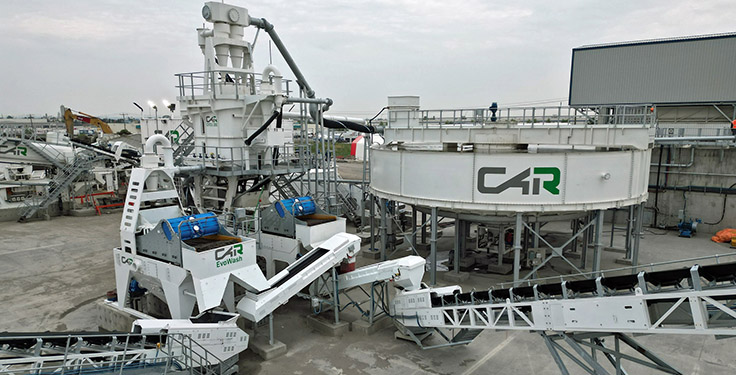 Calgary Aggregate Recycling will host an open house Sept. 7 to showcase its new construction and demolition waste recycling plant in Canada. Photo: CDE