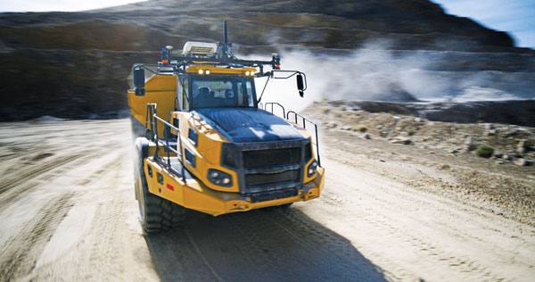 Industry leaders still have plenty of learning to do before autonomous haulers find a regular place within aggregate operations. Photo: Pronto