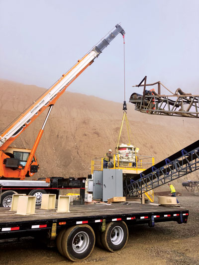 From the surge pile and feeders to the scalping/sizing screen and the standard crusher, these pieces of the puzzle making up your plant all rely on each other to successfully crush. Photo: Mellott