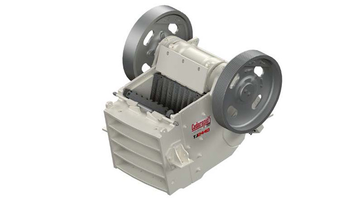 Terex MPS says the TJ2440 is one of the most aggressive and productive jaws on the market in its size range. Photo: Terex MPS