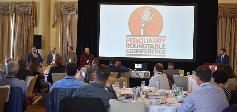 The Pit & Quarry Roundtable & Conference traditionally draws aggregate producers, equipment suppliers and others invested in the industry to a premier venue for education, networking and roundtable-style discussions. Photo: P&Q Staff