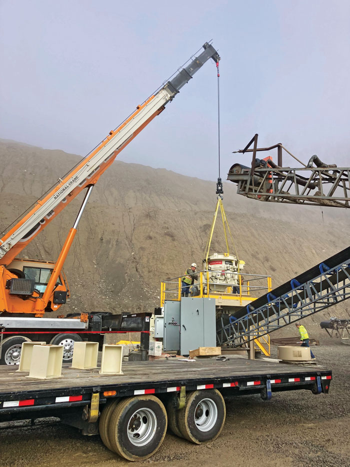 Says Marion Machine’s Brandon Godman: A good rule of thumb for crushing is if you haven’t “seen that before,” there is something you need to study and find out why. Photo: Mellott
