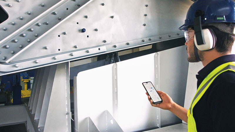Condition monitoring systems offer 24/7 equipment surveillance through sensors that can be installed on equipment. Photo: Haver & Boecker Niagara