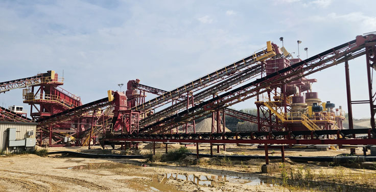 Says Kraemer Mining & Materials’ Cody Ladd: “When you put in the effort to build off a plan of not rehandling material, it’s really pervasive.” Photo: P&Q Staff