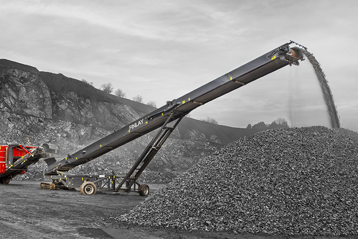 The TR-80 radial conveyor is available to order through local Finlay distributors. Photo: Finlay