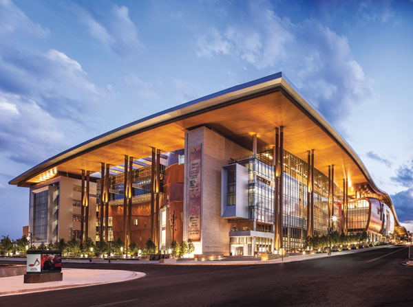The Music City Center hosts the co-located AGG1 Aggregates Academy & Expo and World of Asphalt for the third time in 2024. To date, no other venue has hosted AGG1 and World of Asphalt more than once. Photo: Music City Center