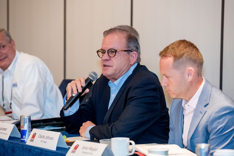 Charlie Johnson says DSC Dredge’s backlog is almost full for 2024 and that it’s now working into 2025. Photo: PamElla Lee Photography
