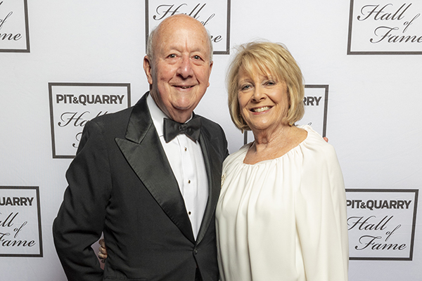 PhotoaE.J. and Barbara Burke, representing Quick Supply Co. Photo: Pit & Quarry