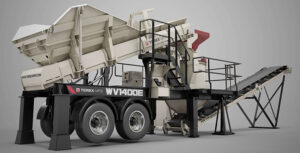 The WG220E portable cone crushing plant from Terex MPS will be showcased at Hillhead 2024. Photo: Terex MPS