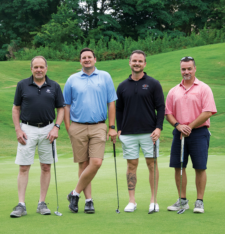 Photo of Roundtable Attendees on the Golf Course