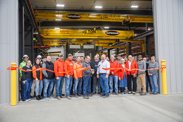 Superior Industries says its latest expansion enhances support for dealers and producers across North America’s aggregate and mining industries, delivering greater efficiency and product availability. Photo: Superior Industries
