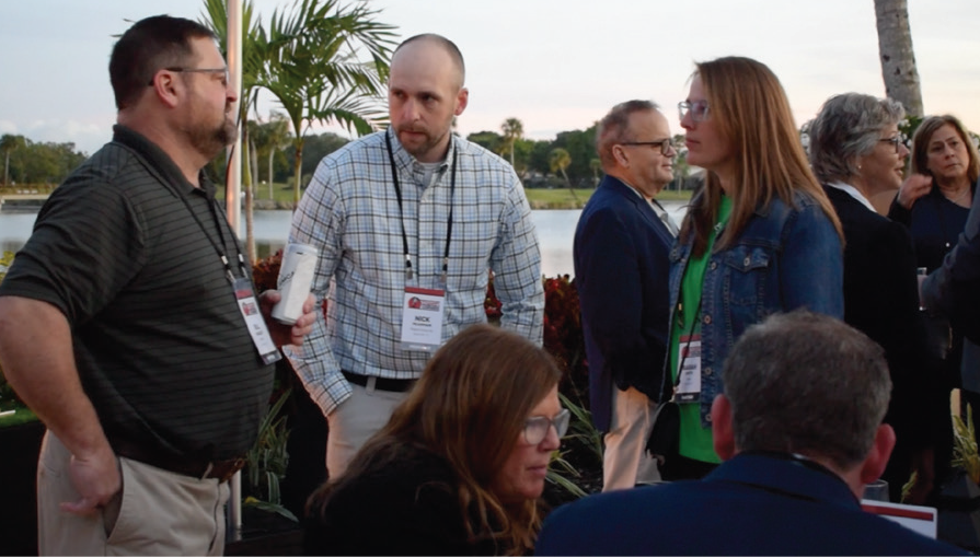 Photo of Roundtable Attendees in Conversation