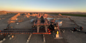 Superior Industries's custom-built, high-capacity wash plant at Gila River Sand & Gravel's new Blackwater Plant in Coolidge, Arizona, is designed to produce C33 concrete sand and mortar sand. Photo: Superior Industries