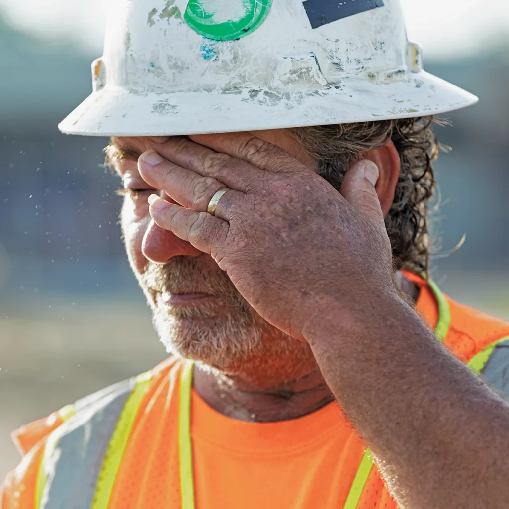 A long, hot day can be draining and increase the likelihood of fatigue. This results in diminished reasoning and functional decision-making. (Photo: Kali9/E+/Getty Images)