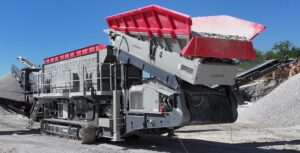 Magna hosted its first open house at Park City Stone, showcasing five pieces of equipment. Photo: Terex