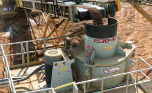 The new 1530 RockMax VSI crusher has been central to K&S Sand & Gravel’s recent success selling red rock. Photo: REMco