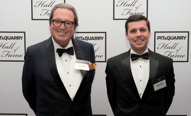 Allen-Villere Partners’ Pierre Villere (left) took in the festivities with Shane Naccari. Photo: Pit & Quarry
