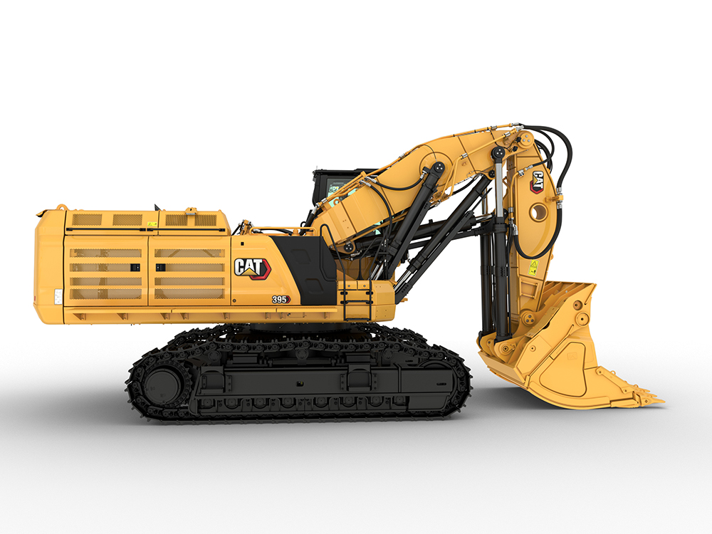 The new 395 FS will join Caterpillar’s large excavator lineup later this year. Photo: Caterpillar