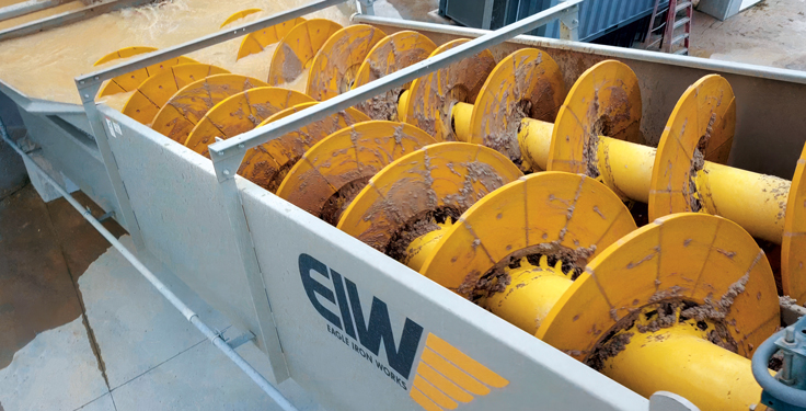 Being proactive with maintenance and understanding the signs of trouble can keep your fine material washer operating efficiently. Photo: EIW