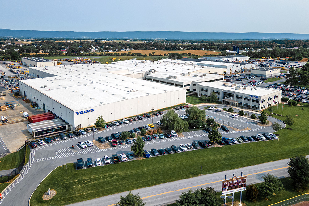 Volvo CE relocated its North America regional headquarters to Shippensburg, Pennsylvania, in 2012. Photo: Volvo CE