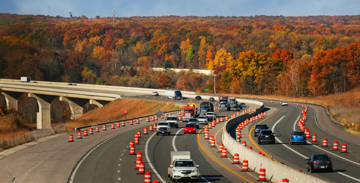 As aggregate volumes dip, highway and public infrastructure spending continues to create a firm floor for demand. (Photo: PapaBear/iStock/Getty Images Plus/Getty Images)