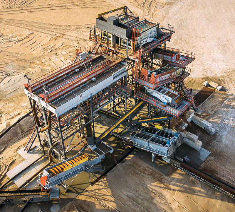 Larger washing and classifying equipment is trending of late, according to Superior Industries’ John Bennington. Photo: Superior Industries