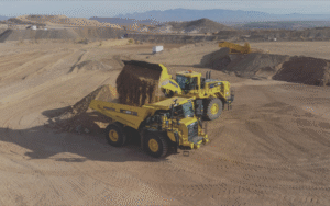 Komatsu and Pronto partnered to outfit Komatsu trucks throughout North America with Pronto's autonomous hauling technology. Photo: Komatsu