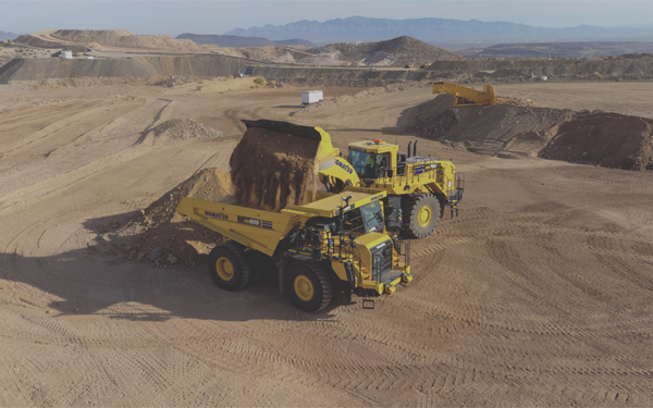 Komatsu and Pronto partnered to outfit Komatsu trucks throughout North America with Pronto's autonomous hauling technology. Photo: Komatsu