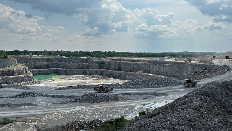 Volunteer Materials is one of the few privately owned producers in Tennessee. Photo: Armada Materials