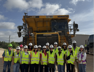 Fifteen Texas educators participated in the special event at Capitol Aggregates’ Solms Quarry. Photo: Capitol Aggregates