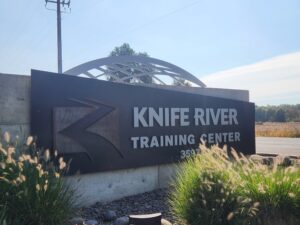 The Knife River Training Center is a 230-acre, state-of-the-art facility in Albany, Oregon, used for hands-on and classroom training. Photo: P&Q Staff