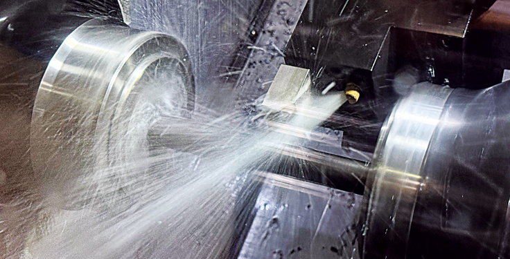 Modern idlers offer smoother operation and reduced rolling resistance and vibration, due to being CNC-machined to tight tolerances. Photo: Douglas Rulmeca