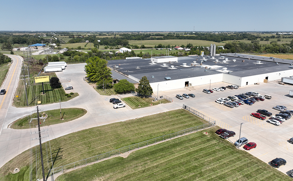 ContiTech’s production facility in Mount Pleasant, Iowa, is located on a 37-acre property. Photo: Continental