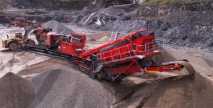 Finlay launched the Finlay 693 and 694 inclined screeners, designed for quarrying, mining, sand and gravel, coal, woodchip, and topsoil applications. Photo: Finlay