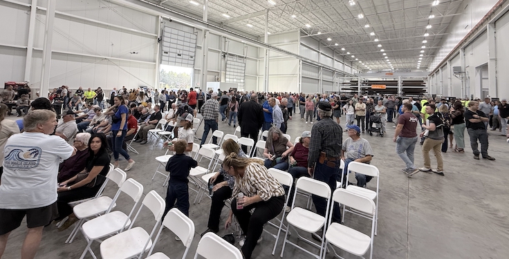 Hundreds were in attendance at Masaba's open house and grand opening of its new metal fabrication facility. Photo: P&Q Staff