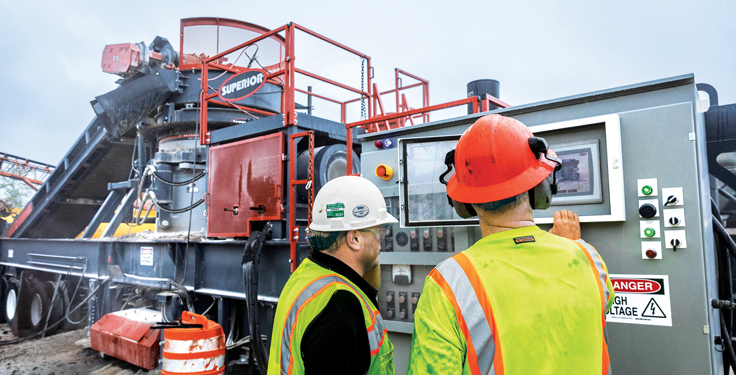 The best cone crusher control programs are user-friendly and easy to operate, rather than technically complex. Photo: Superior