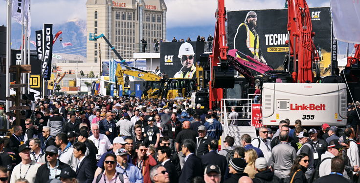 ConExpo-Con/Agg 2026 show plans are already underway for the industry’s equipment manufacturers. (Photo: ConExpo-Con/Agg)