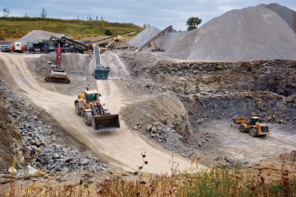 Manufacturers continue to integrate new safety features – from cameras to railings – to protect wheel loader operators and those working around heavy equipment. (Photo: P&Q Staff)