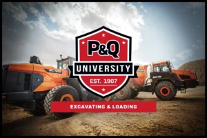 Properly matching wheel loaders with haul trucks keeps production moving efficiently. Photo: Develon