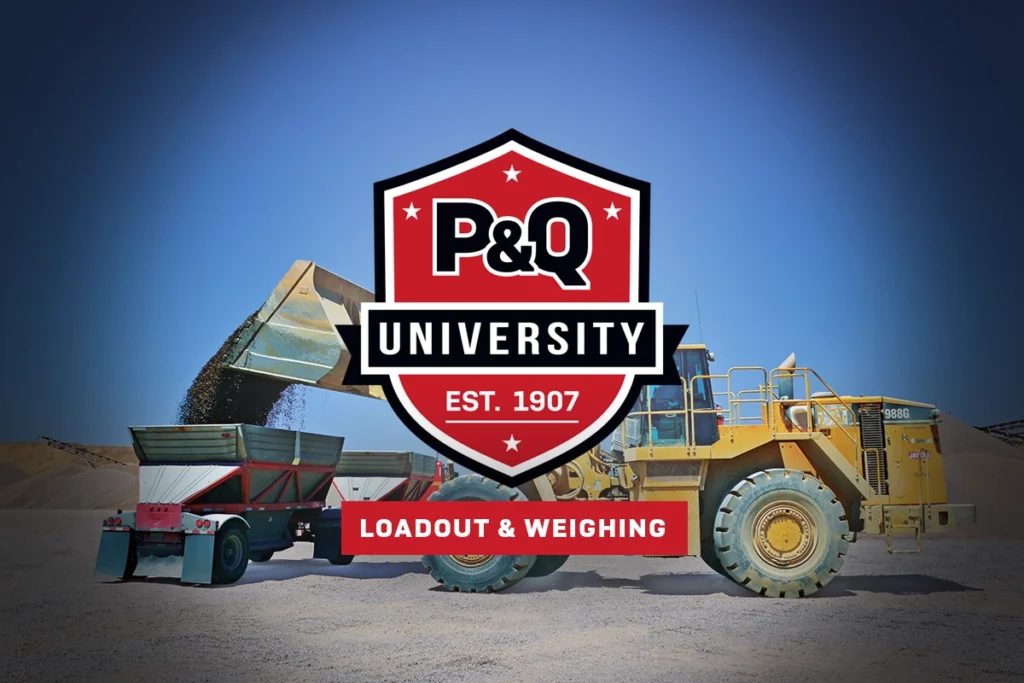 Photo showing the loadout process