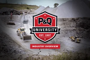 Photo of a modern aggregate operation