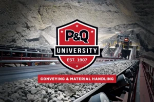 Photo of an inclined conveying operation