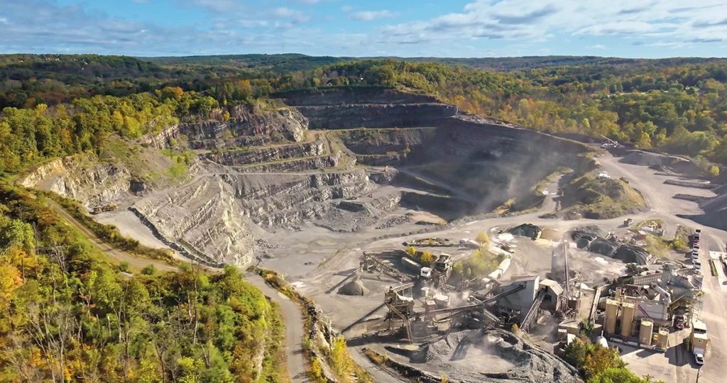 Photo of a quarry