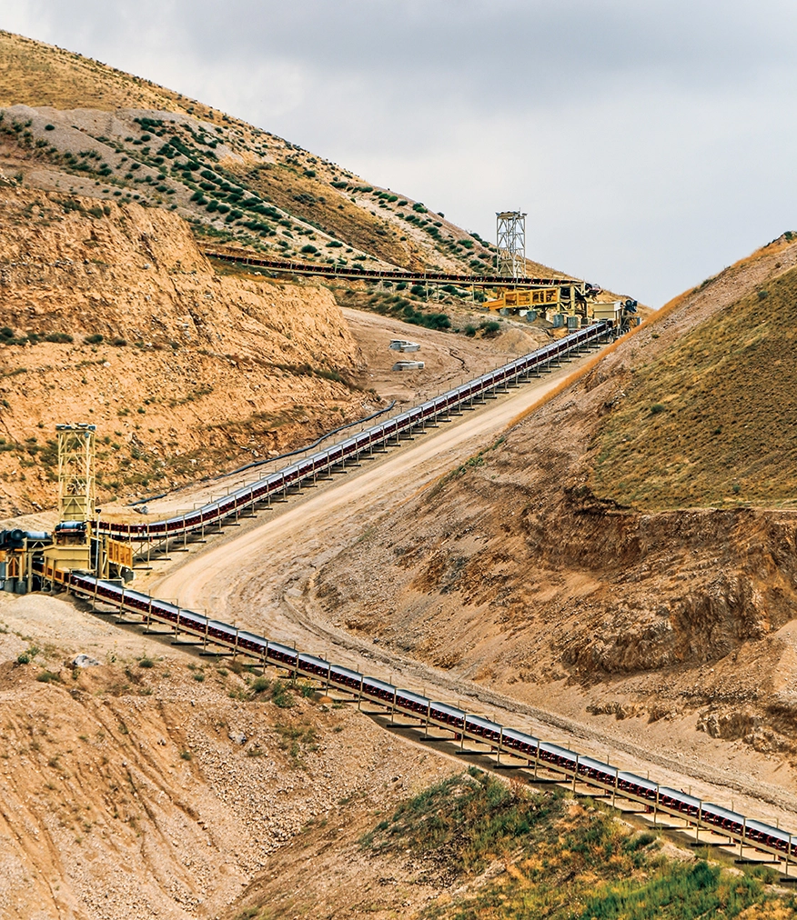 Photo of some overland conveyors